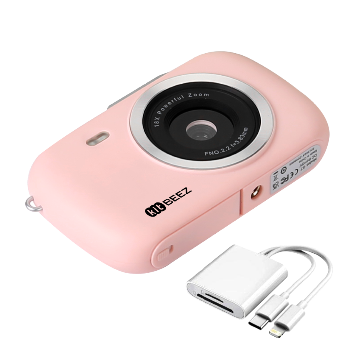 KiTBEEZ KF-3 Digital Camera 64MP 18X Retro Camera