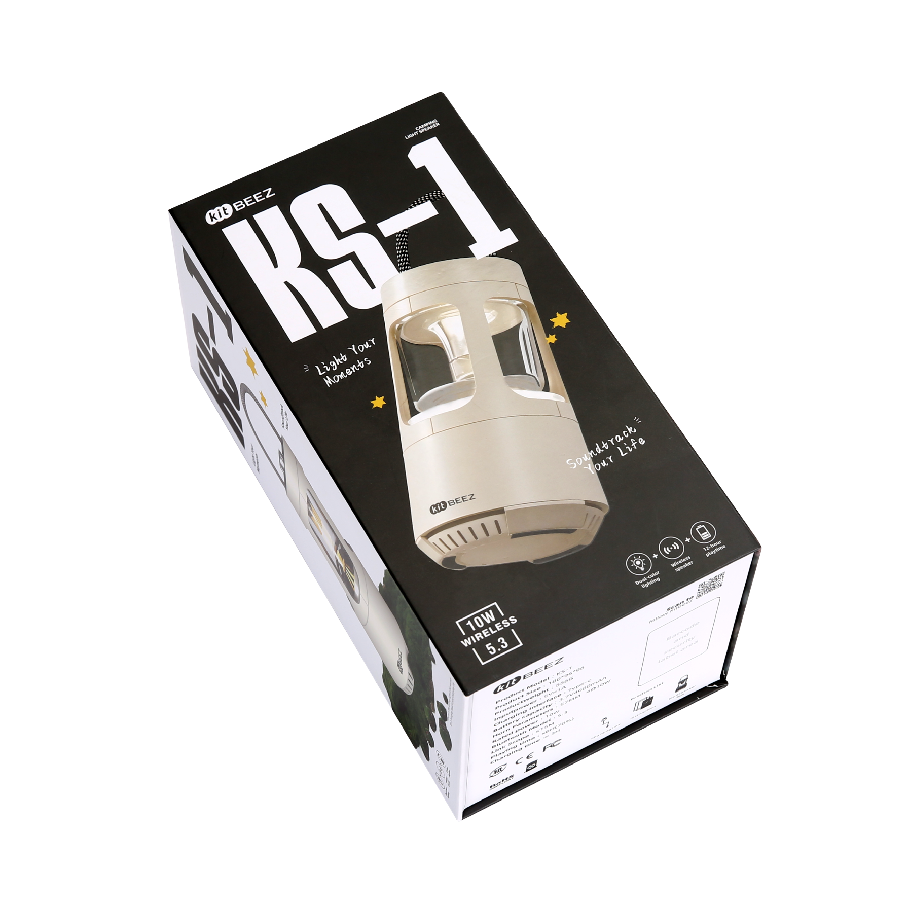 KiTBEEZ KS-1 Camping Lantern Speaker