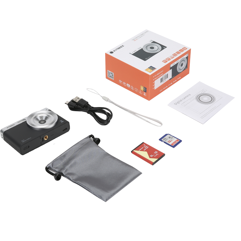 KiTBEEZ KF-1 Upgrade WiFi CCD Camera Digital Camera 50MP 16X Zoom