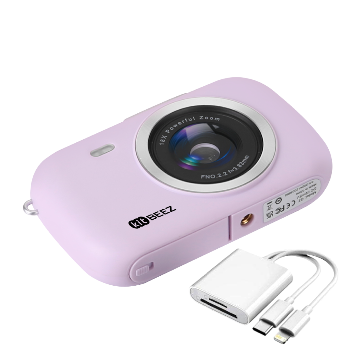 KiTBEEZ KF-3 Digital Camera 64MP 18X Retro Camera