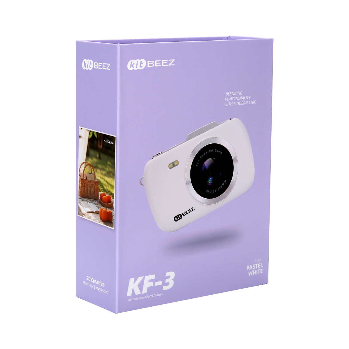 KiTBEEZ KF-3 Digital Camera 64MP 18X Retro Camera