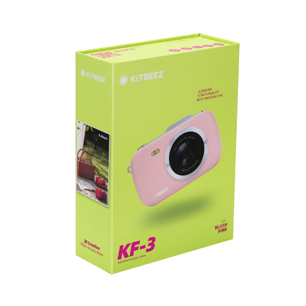 KiTBEEZ KF-3 Digital Camera 64MP 18X Retro Camera