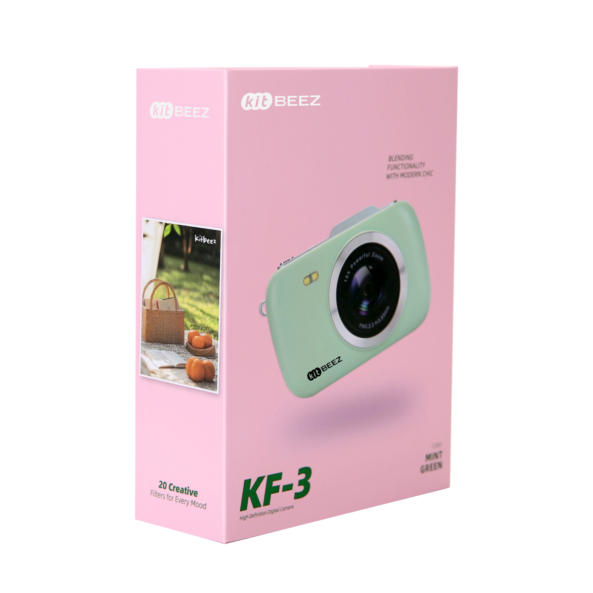 KiTBEEZ KF-3 Digital Camera 64MP 18X Retro Camera