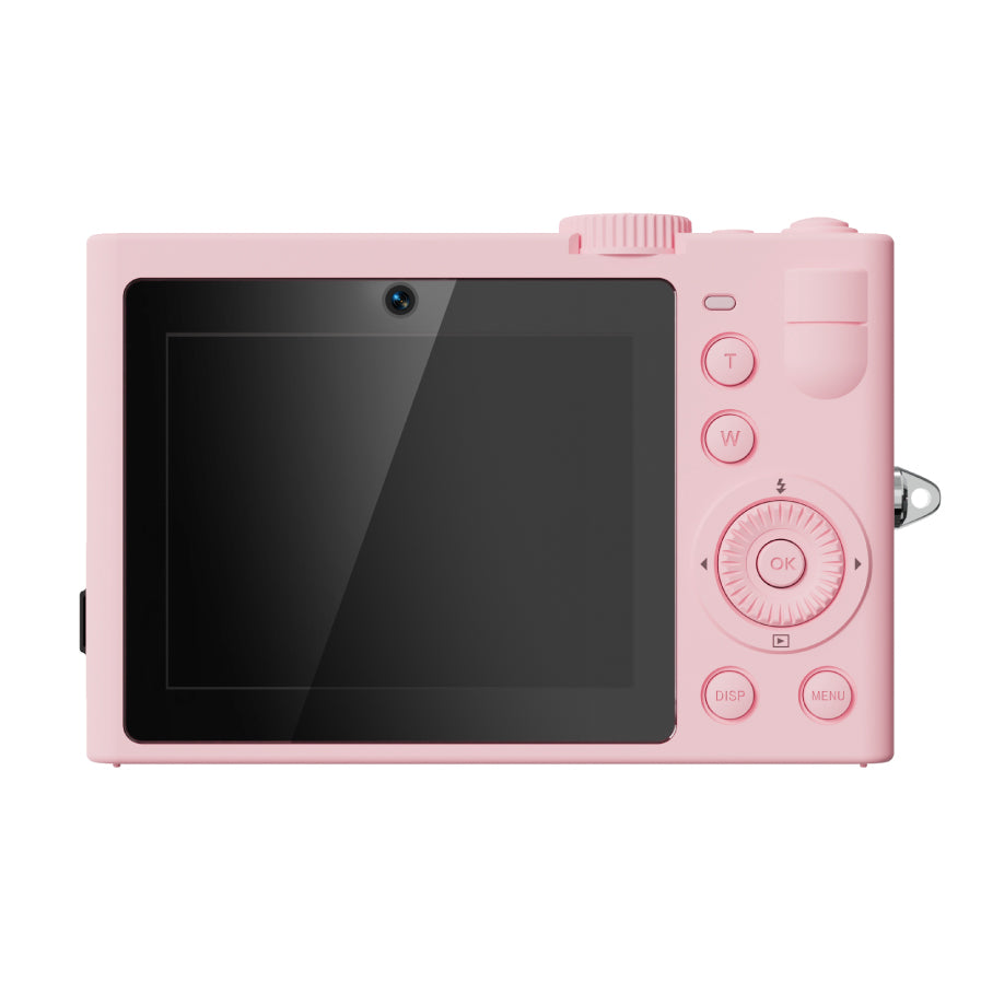 KiTBEEZ KF-4 Jellypink Digital Camera 75MP 18X 5K