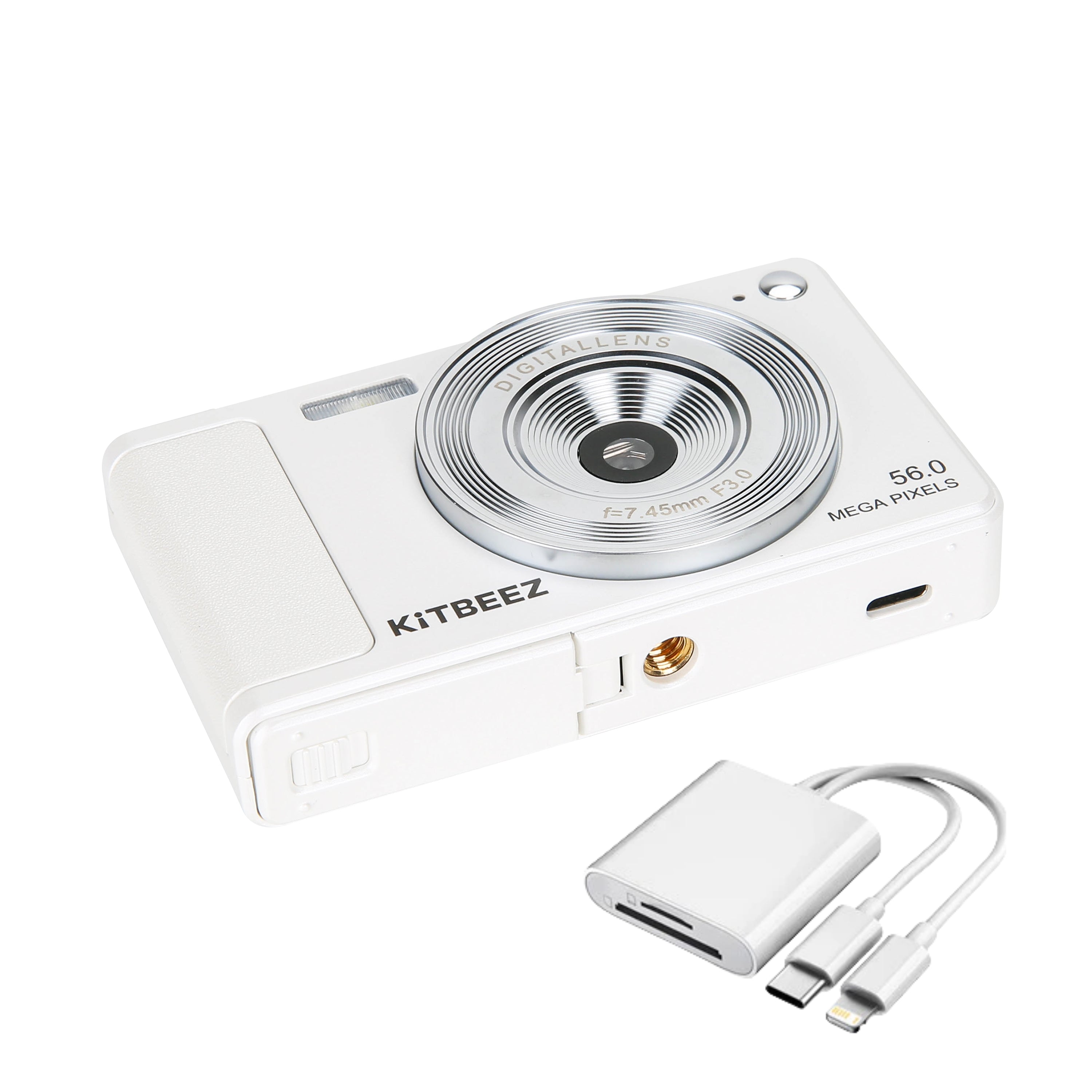 KiTBEEZ KF-2 Digital Camera 56MP 16X Retro Camera