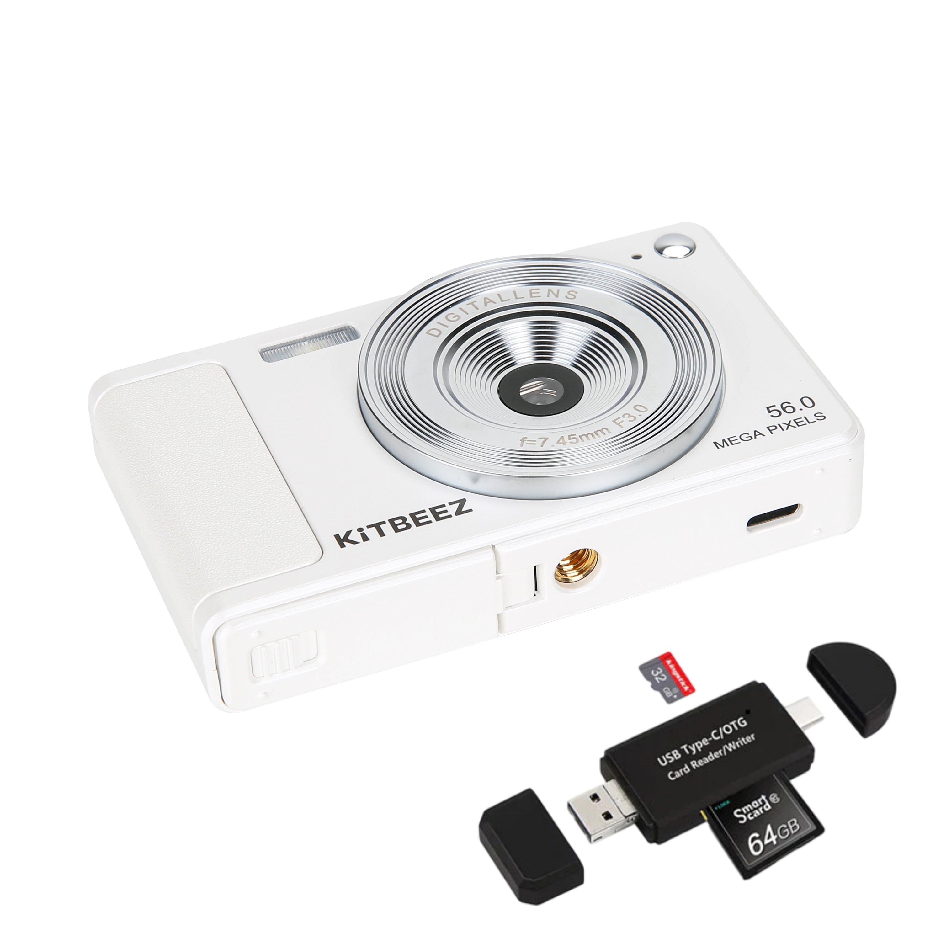 KiTBEEZ KF-2 Digital Camera 56MP 16X Retro Camera