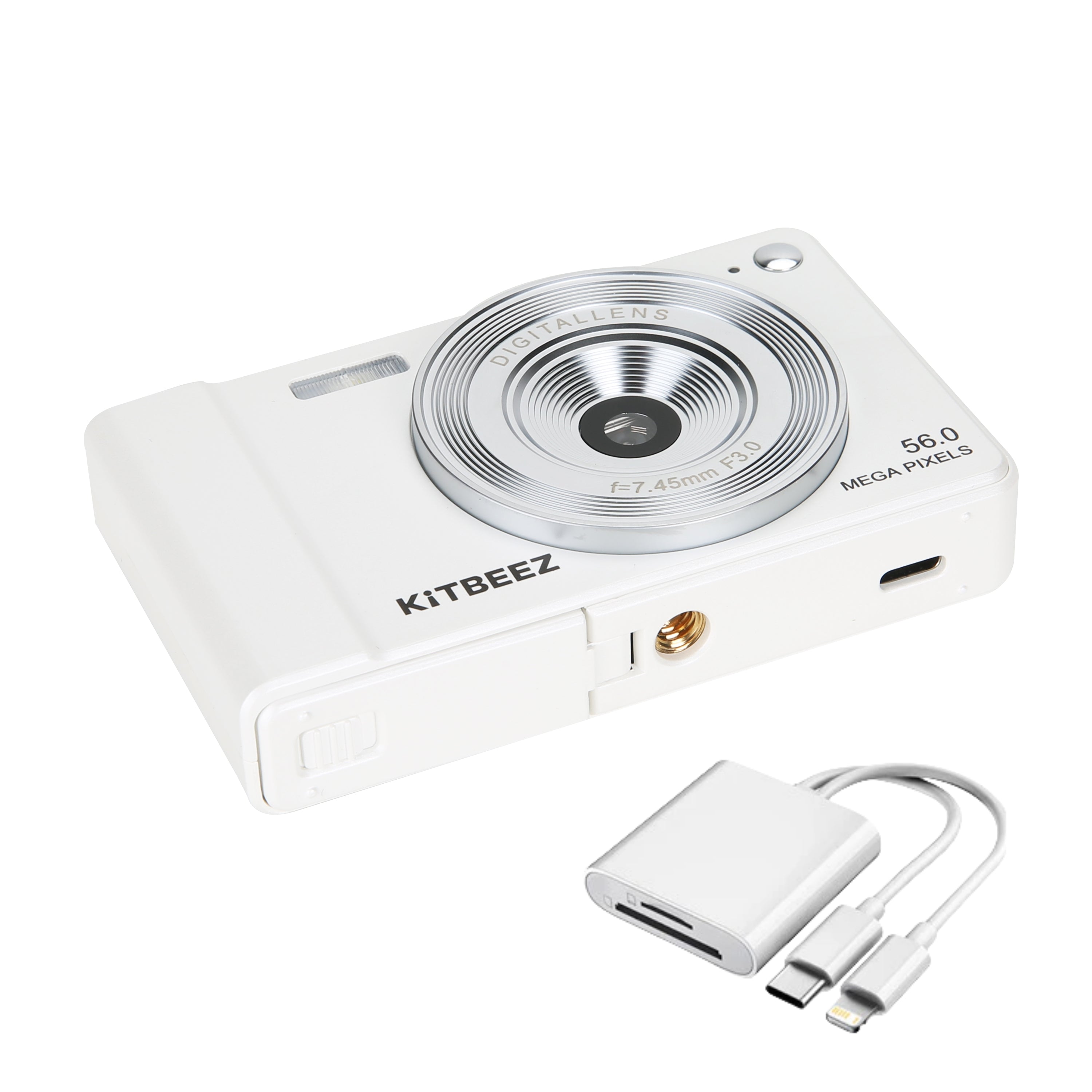 KiTBEEZ KF-2 Digital Camera 56MP 16X Retro Camera