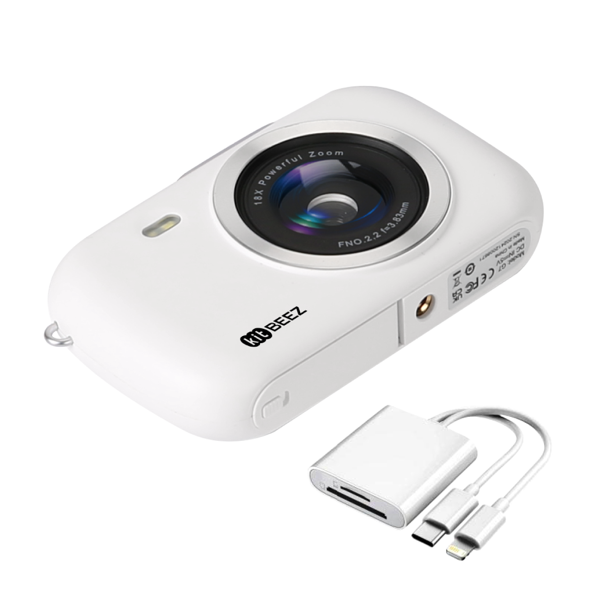 KiTBEEZ KF-3 Digital Camera 64MP 18X Retro Camera