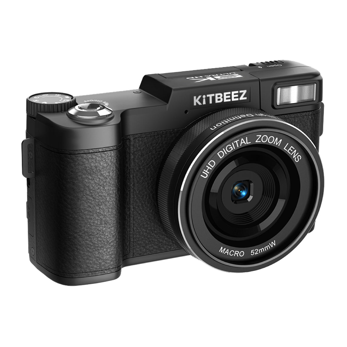 KiTBEEZ KP-4 180°Flip Screen Selfie 4K Camera