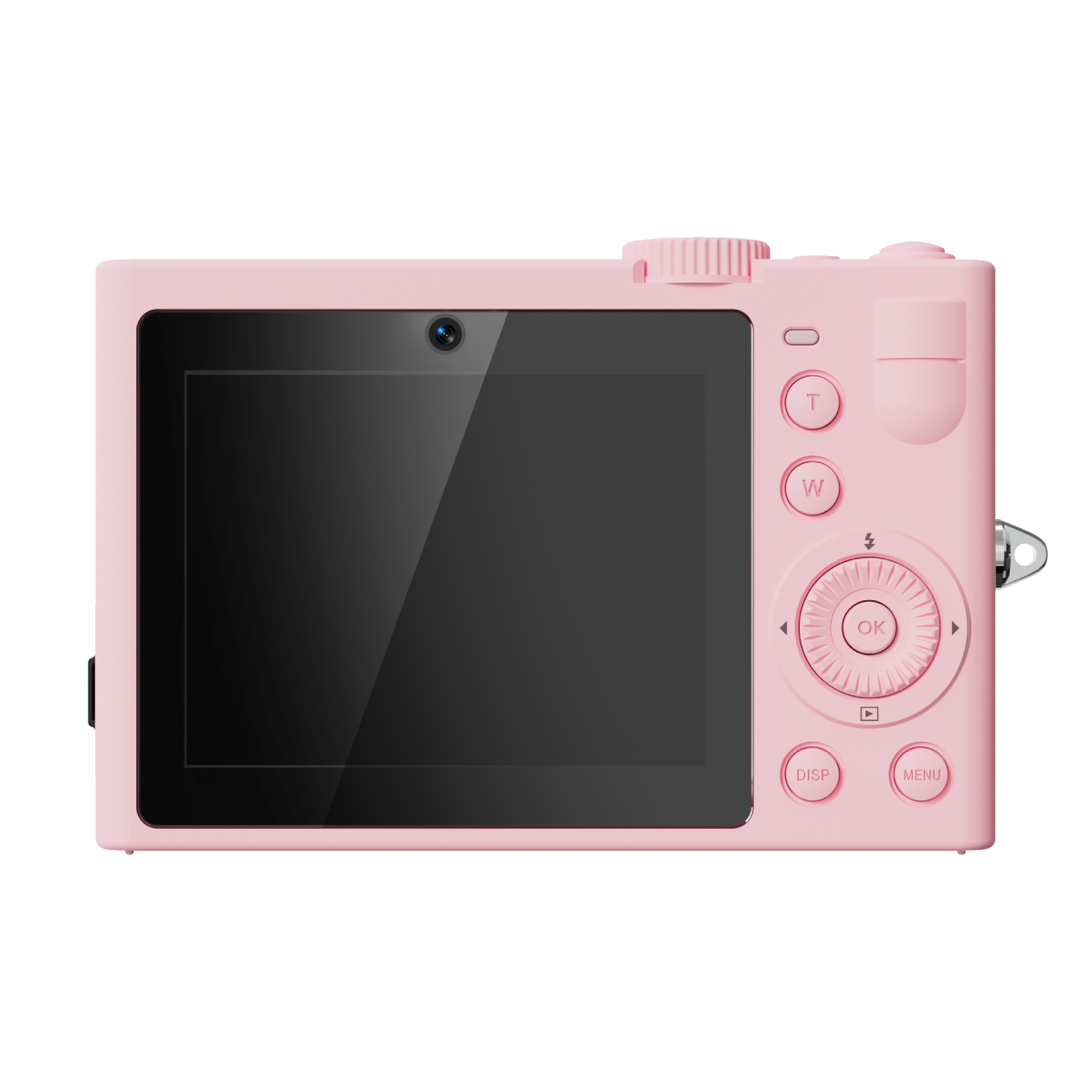KiTBEEZ KF-4 Jellypink Digital Camera 75MP 18X 5K
