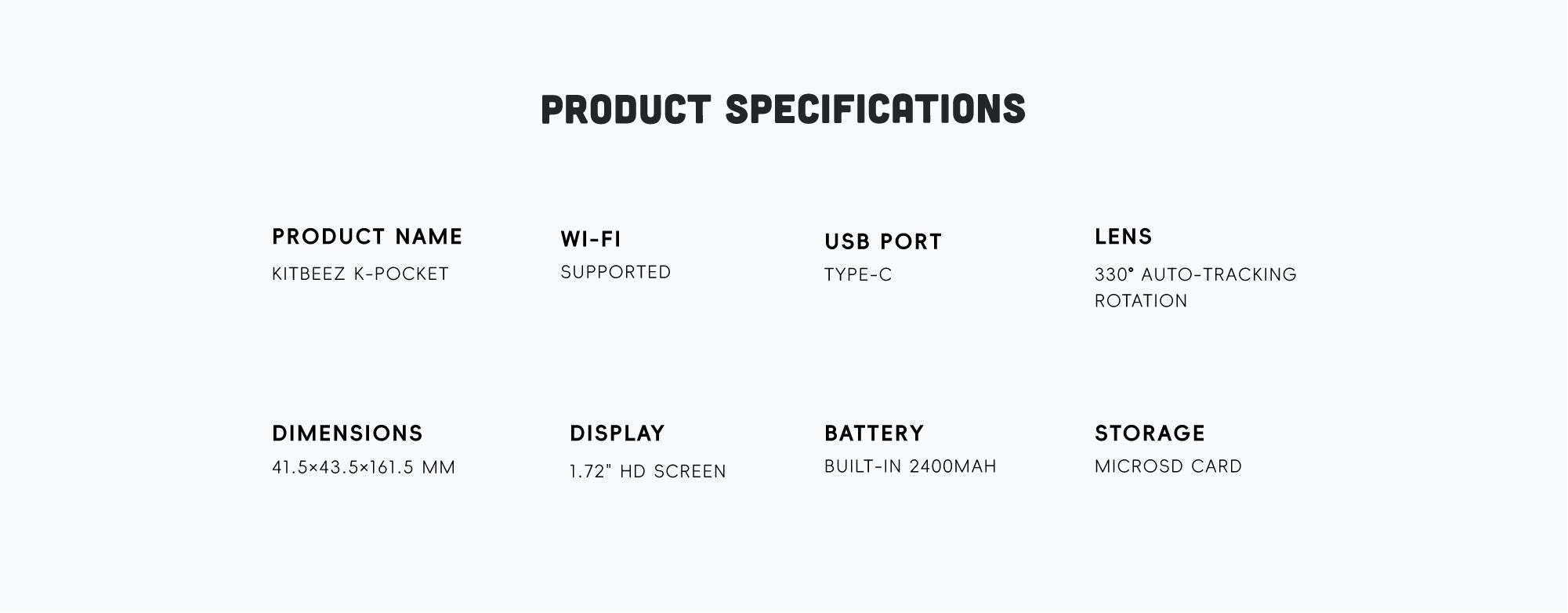 KiTBEEZ K-Pocket detail